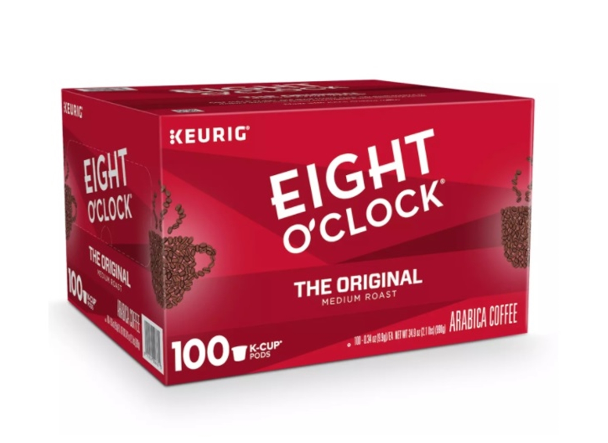 (image for) Eight O'Clock The Original Coffee K-Cup Pods (100 ct.) - Click Image to Close